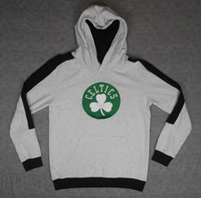NBA YOUTH 18/20 Boston Celtics Basketball Grey Hoodie Sweatshirt Size XL