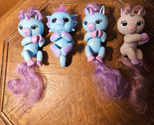 WowWee Fingerlings Unicorns Dragon Lot of 4 -Tested- BATTERIES NOT INCLUDED
