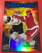 2025-26 Upper Deck Series 2 Moritz Seider #BT-4 Boomtown Red Wings