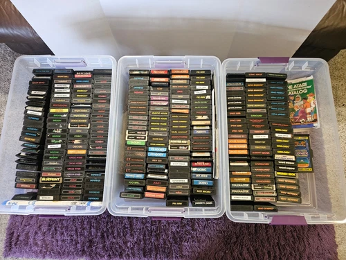 ATARI 2600 Video Games, NEW INVENTORY!  100% Cleaned & Tested + Discounts! LOOK!