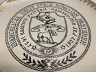 Evangelical Unity Czech-Moravian Brethren Commemorative Plate 10 in Texas  — photo 3
