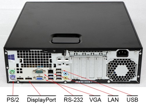 HP PRODESK 600 G2 SFF 4GB 500GB DVD-RW PENTIUM G4400 3,31GHz RS-232 PCIe M1051 - Afbeelding 4 van 5
