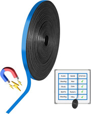 Magnetic Tape Roll 120 Ft X 1/5 Inch Magnet Tape for Whiteboard Reusable Magne