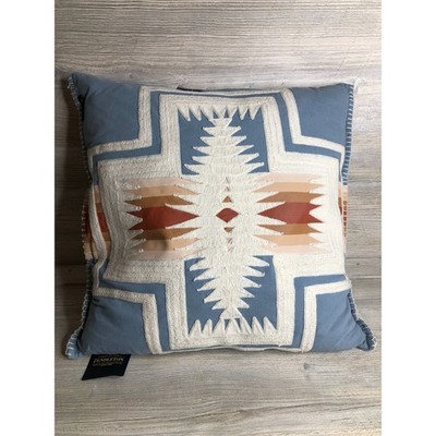 Pendleton CHIEF JOSEPH Pillow  20x20 New with tag denim embroidered