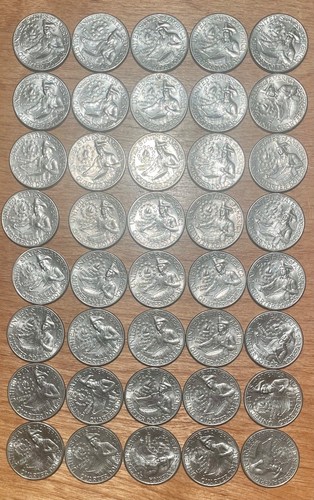 1976D Bicentennial Drummer Boy Quarters Roll Lot ~ 40 EXTRA FINE to UNCIRCULATED