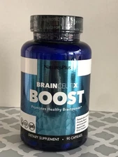 BrainCeutix by NaturesPlus Boost Ginkgo Plus Brain Supplement 90 Caps Exp 06/26