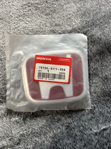 Honda Original Honda Emblema Delantero H 75700-SYY-003 CIVIC 3D de Japón Fabricante Original - Imagen 2 de 3