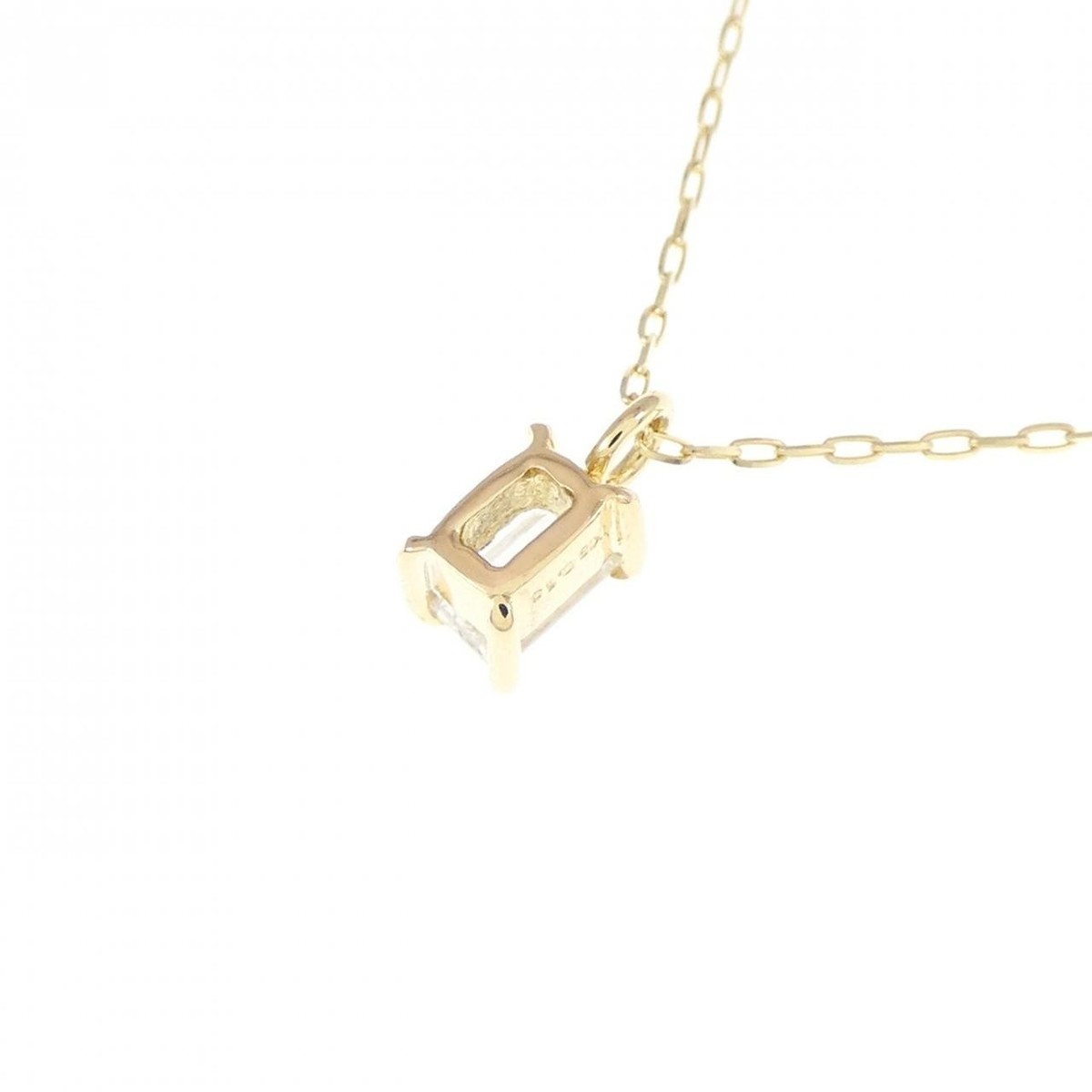 K18YG 13号 Authentic K18YG Diamond Necklace 0.13CT #270-003-921-9449 | eBay