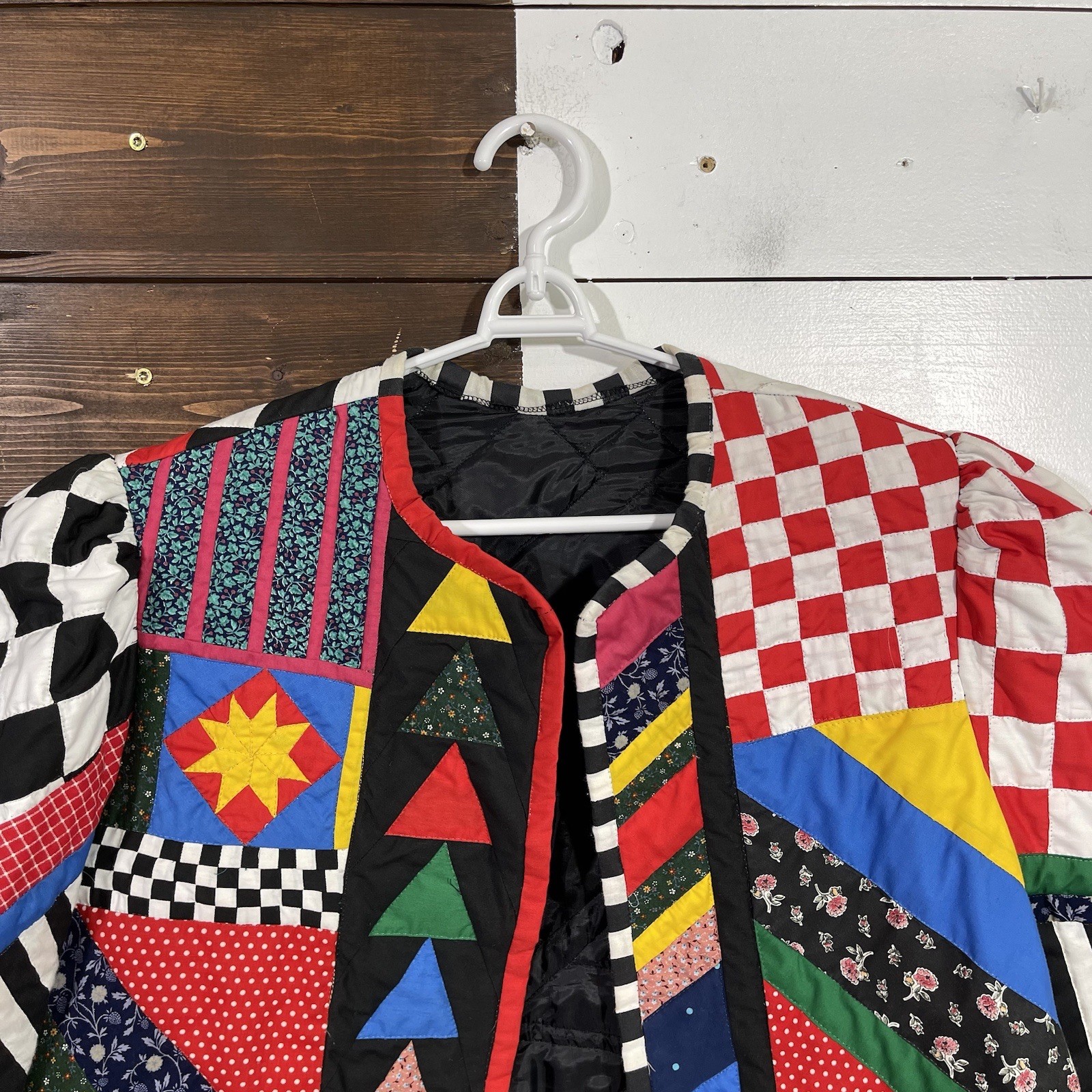 Handmade Boho Patchwork Quiltcore Jacket Womens S… - image 4