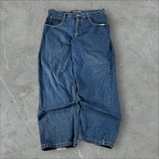 Southpole Jeans Mens 38x32 Blue Y2K Baggy Wide Leg Skater 90s Hip Hop Grunge VTG