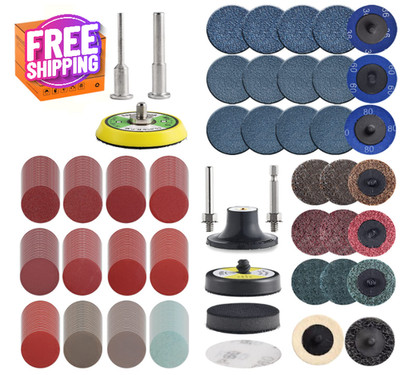 Discos De Lija Psa Premium De 270 Piezas De 1/8''&1/4'' Cada Uno De 36-3000 Arena