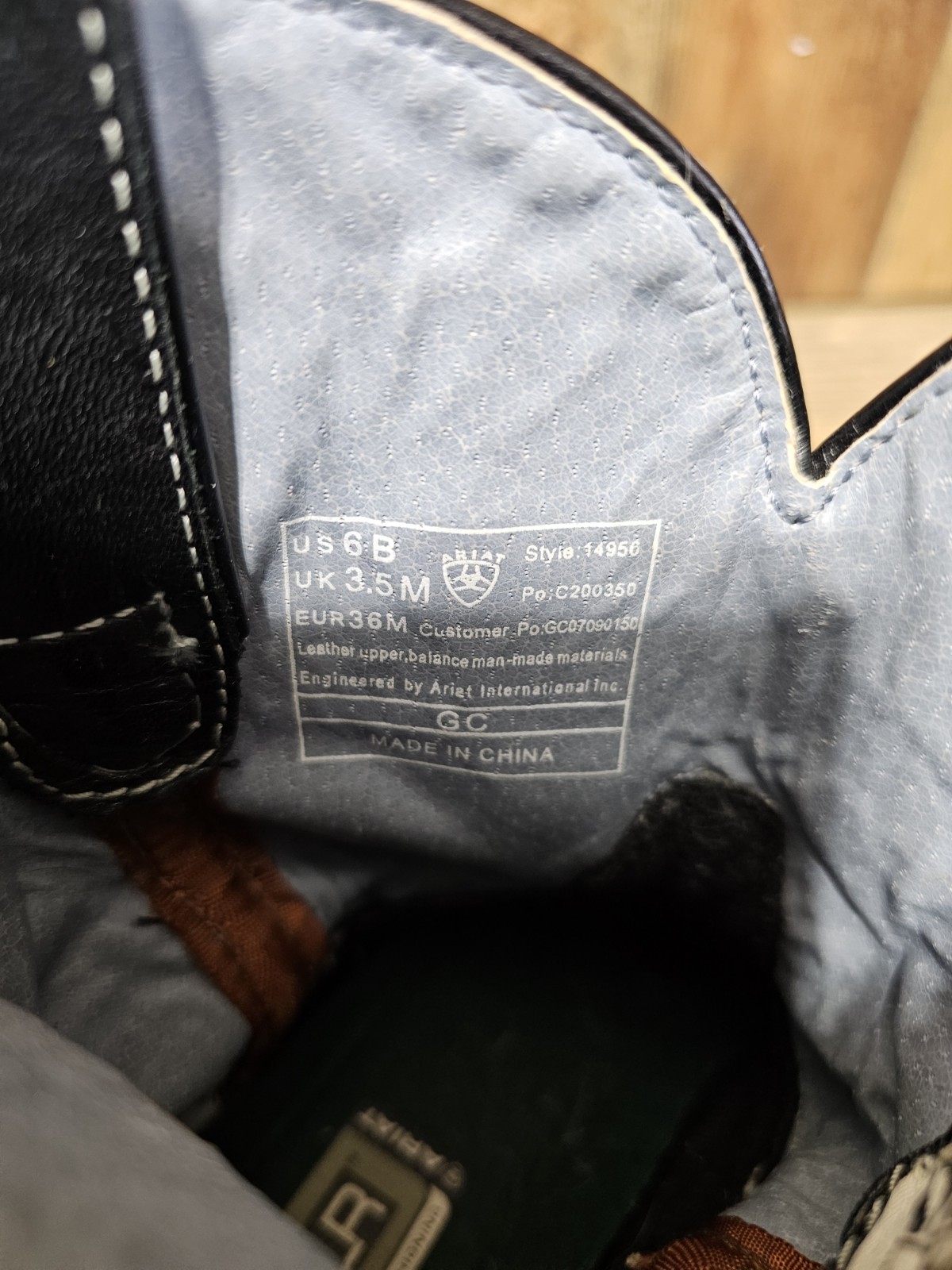 Rare Ariat Colorblock Patchwork Suede Women's Fat… - image 7