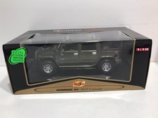Maisto 1:18 36633 Hummer H2 SUT Concept Green Premier Edition Boxed
