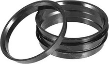 72.6mm To 69.6mm Universal Car Hub Centric Rings Black - Pack Of Size 69.6mm