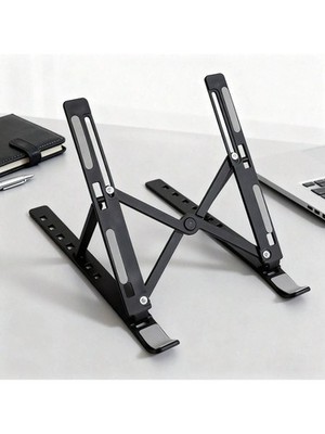 Verstellbarer Laptopständer tragbar Laptoperhöhung 10-17'' Laptophalter für Schreibtisch UK