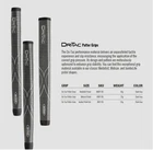 Winn Dri-Tac Putter Grips, medalist, midsize and jumbo
