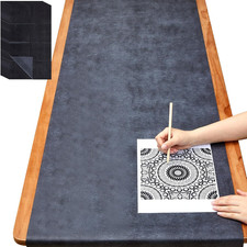 5 Sheets Large Carbon Paper for Tracing 20.3 X 47 Inch, Black