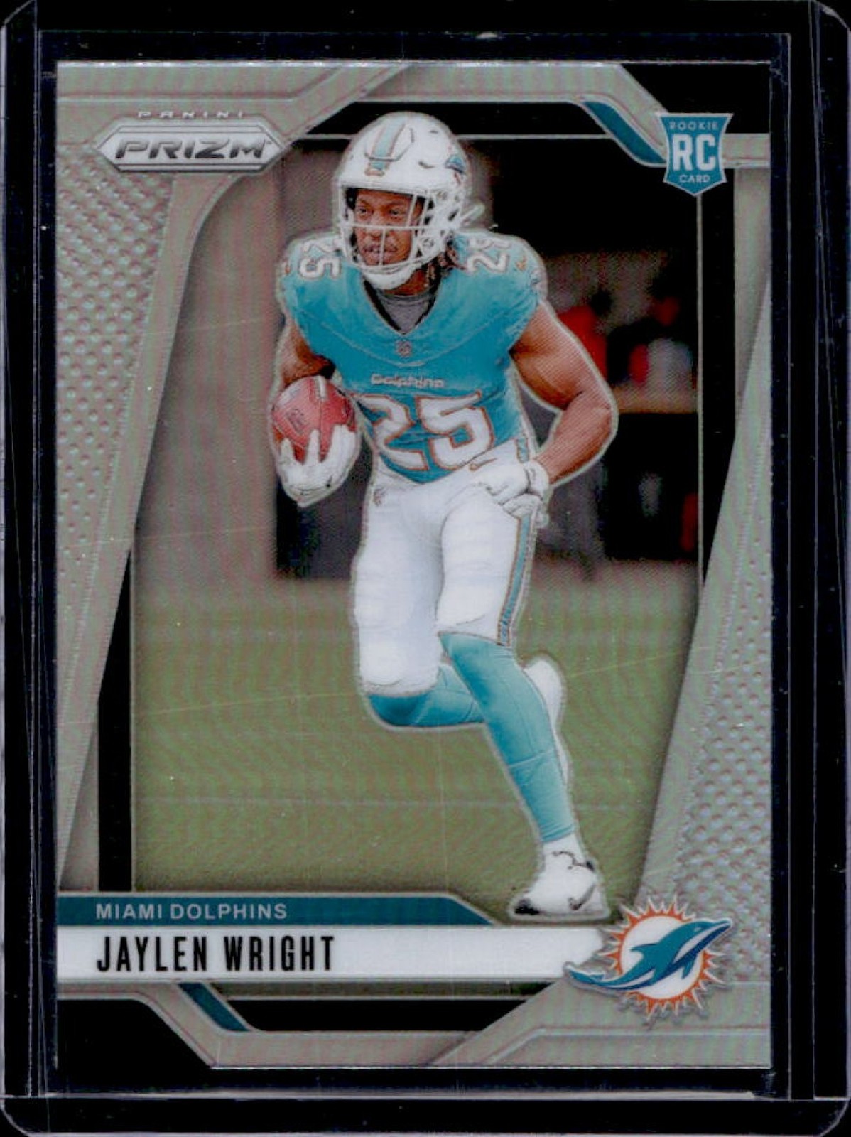 2024 Prizm Jaylen Wright RC Silver Rookie #348 Dolphins