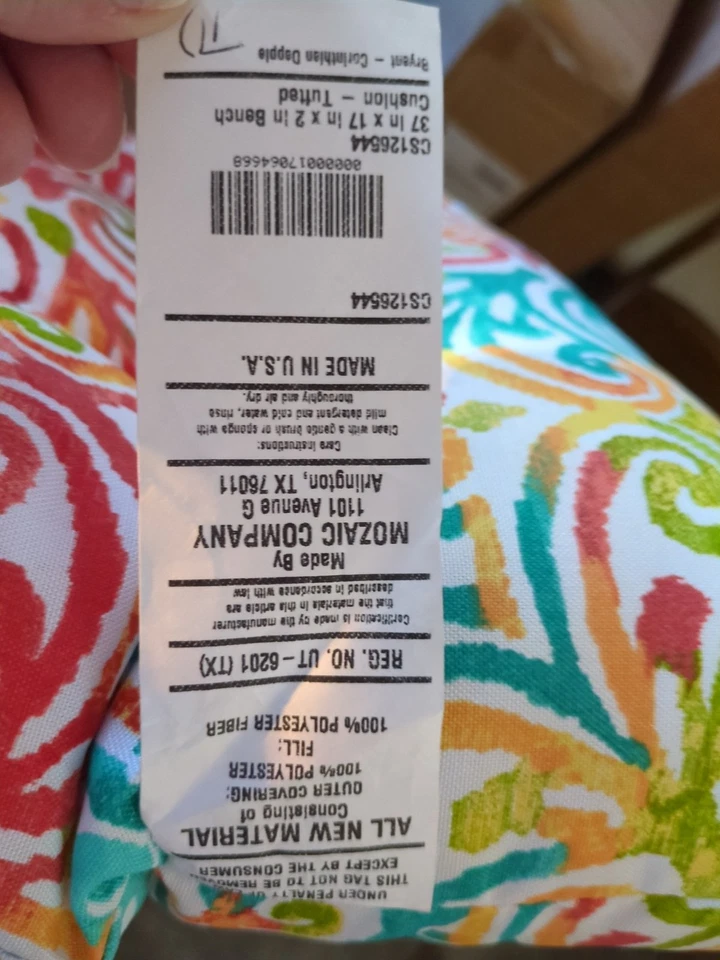  - 656267 moteado corintio exterior/interior 18" x 48" moteado corintio multicolor Foto 4 de 4