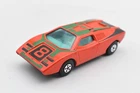 Matchbox MB27 Lamborghini Countach green tempa. blue Windows. Superfast Lesney