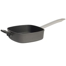 SKK Schmorpfanne 28 cm viereckig Hochrandpfanne Aluguss Antihaft Edelstahlgriff