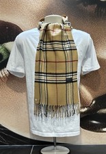 Burberry Nova Check Scarf Vintage Genuine Lambswool Grade A