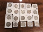 Lot Of 20 Franklin Half Dollars Full Roll Mixed Dates 90 % Silver Coins