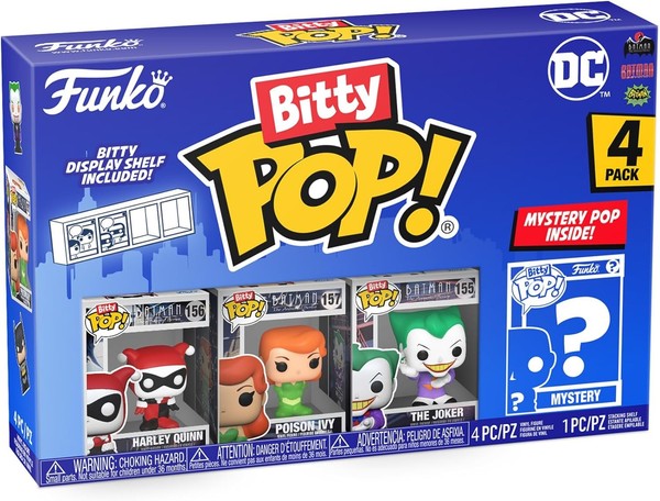 Pack 4 Figuras Funko Bitty POP Harley Quinn DC Comics [203401]