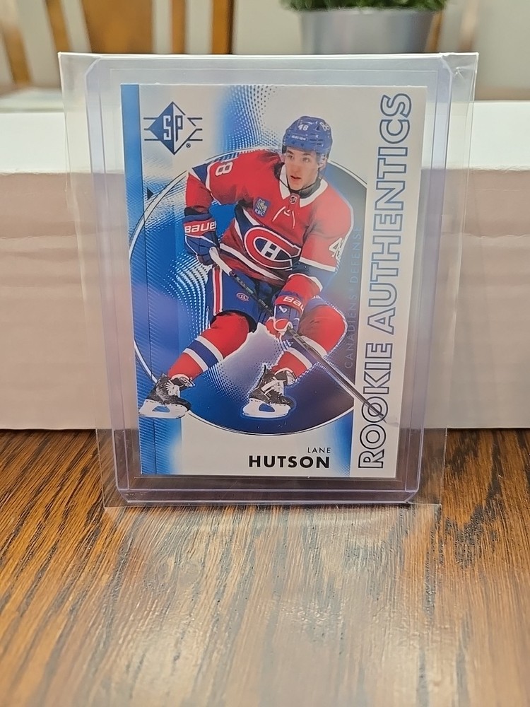 2024-25 SP Authentic Rookie Card 128 Lane Hutson Hockey RC
