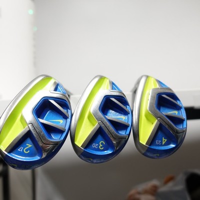 NIKE GOLF VAPOR FLY Hybrid Utility 3er Set Flex-S TENSEI CK blau No H/C