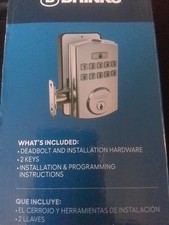 Brinks Fingerprint Electronic Deadbolt NEW