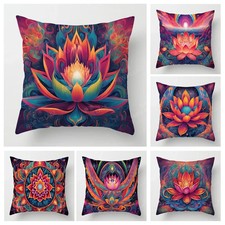 Sofa Cushion Cover Polyester Printed Throw Pillow Case Home Living Room Decor
