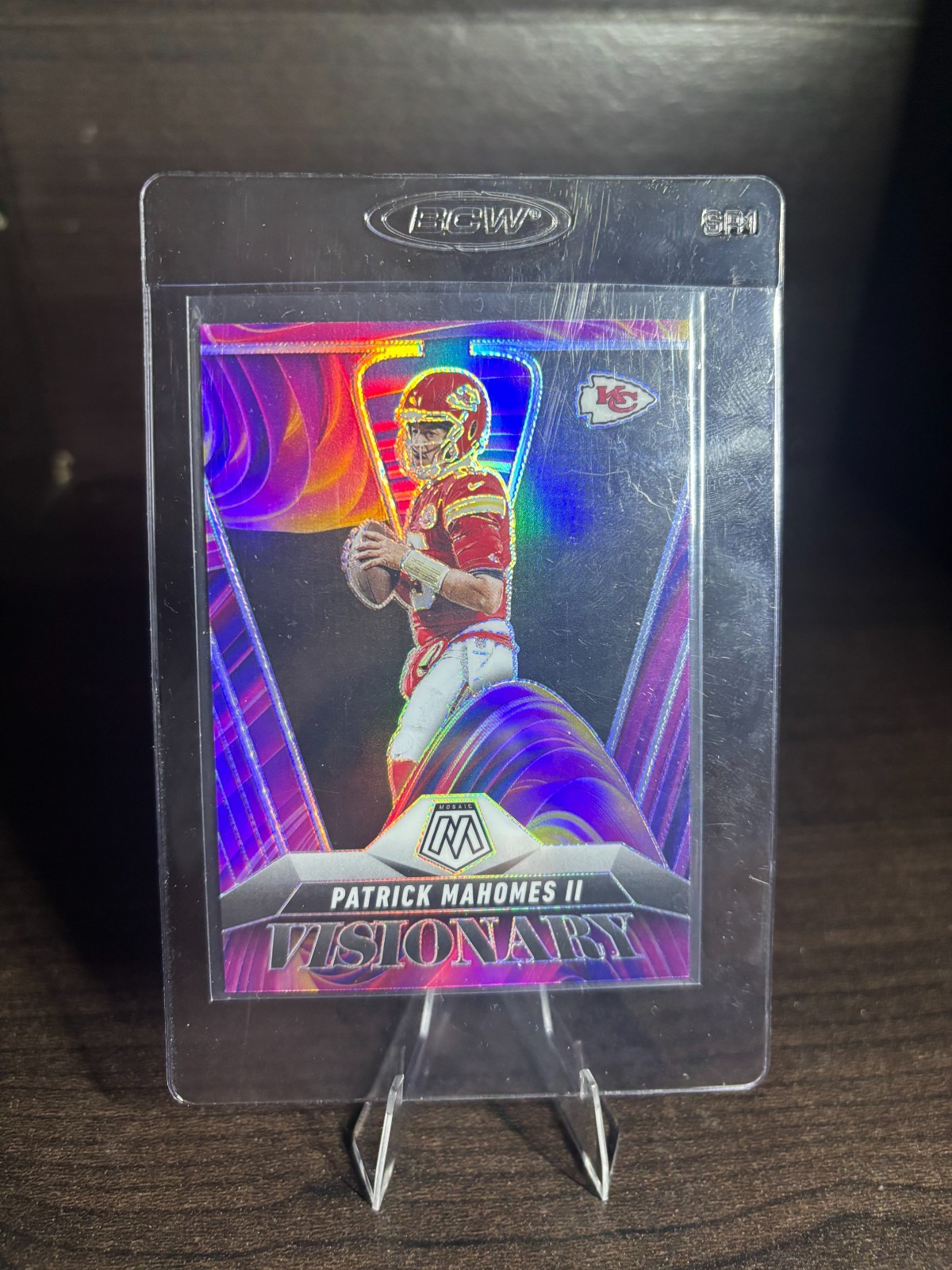 Patrick Mahomes II - 2025 Panini Mosaic Football Visionary CASE HIT SP #12 KC