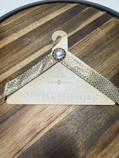 Lindsay Phillips SwitchFlops Size L Interchangeable Straps Charlotte Gold Jewel