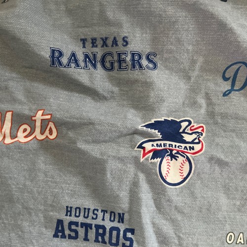 Ensemble complet de draps plats avec logo POTTERY BARN TEEN MLB Ligue nationale de baseball - Photo 4/10