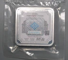 GEIGER 10 OZ FEINSILBER 999 - AG .999 Germany  Silver SQUARE Bar.  # BV699860