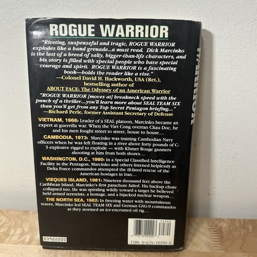 Rogue Warrior: The Explosive - Hardcover, by Richard Marcinko - Very Good - Imagen 2 de 8