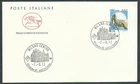 1992 ITALY FDC HORSE CASTLE ARECHI 850 LIRE NO ARRIVAL STAMP - CG