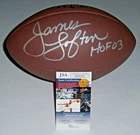 PACKERS James Lofton signed football w/ HOF 03 AUTO JSA COA Autographed
