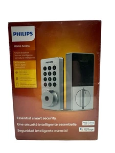 Philips Smart Deadbolt Door Lock  App Fingerprint Keypad DDLOM1042X1HW New