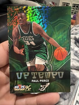1999-00 Skybox NBA Hoops Decade - Up Tempo Paul Pierce #7 UT Parallel /1989