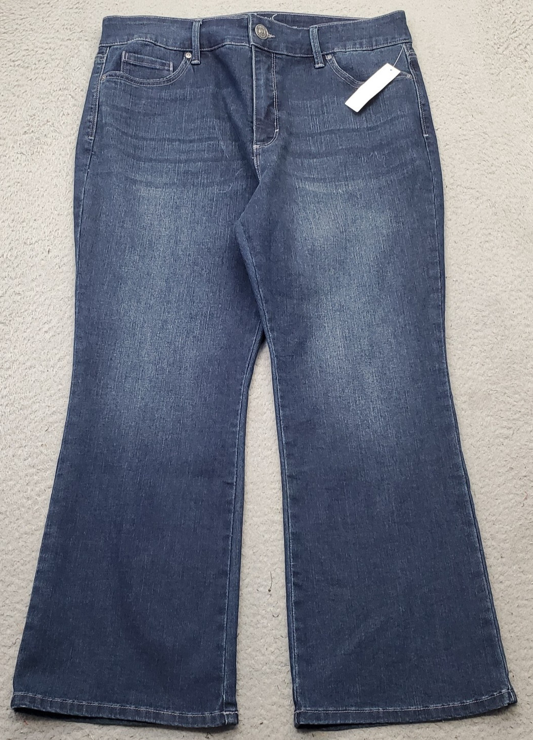 Womens 16p Blue Denim High Rise