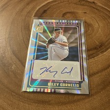 2025 Panini Donruss - Signature Series Riley Cornelio #SG-RCM Laser (AU, RC)