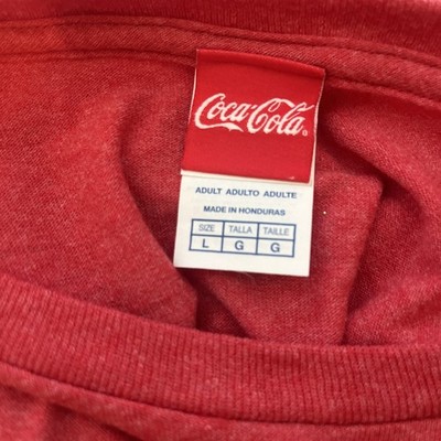 Enjoy Coca-Cola T Shirt Adult L Red Advertising Made In USA