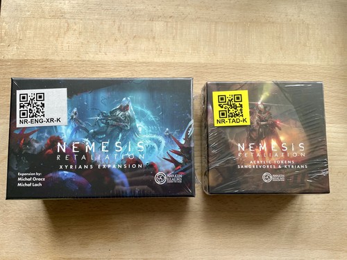 Nemesis Retaliation: Xyrians Expansion + Expansion Acrylic Tokens - Nuevo y Sellado