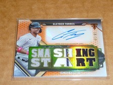 2021 Topps Triple Threads GLEYBER TORRES AUTOGRAPH/AUTO JERSEY TIGERS 18/18 1279