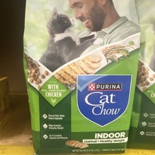 Purina Cat Chow Indoor Hairball  Healthy Weight Dry Cat Food, Chicken