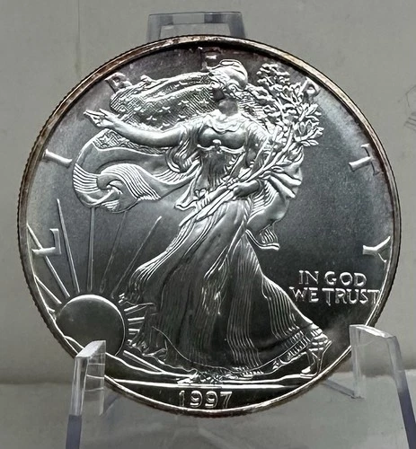 1997 UNCIRCULATED 🇺🇸 SILVER EAGLE. 💥
