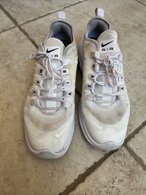 Nike Womens Air Max Axis AA2168-100 White Running Shoes Sneakers Size 10 Used