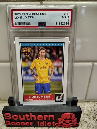 2015 Panini Donruss - Lionel Messi #68 Base PSA 9 ⚽🔥🐐 Barcelona 